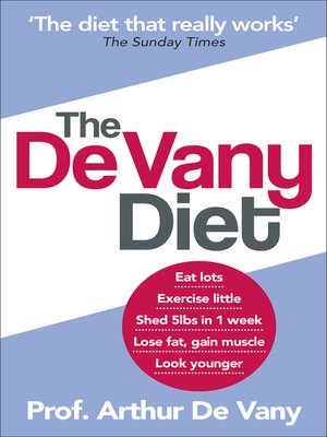 cover image of The De Vany Diet